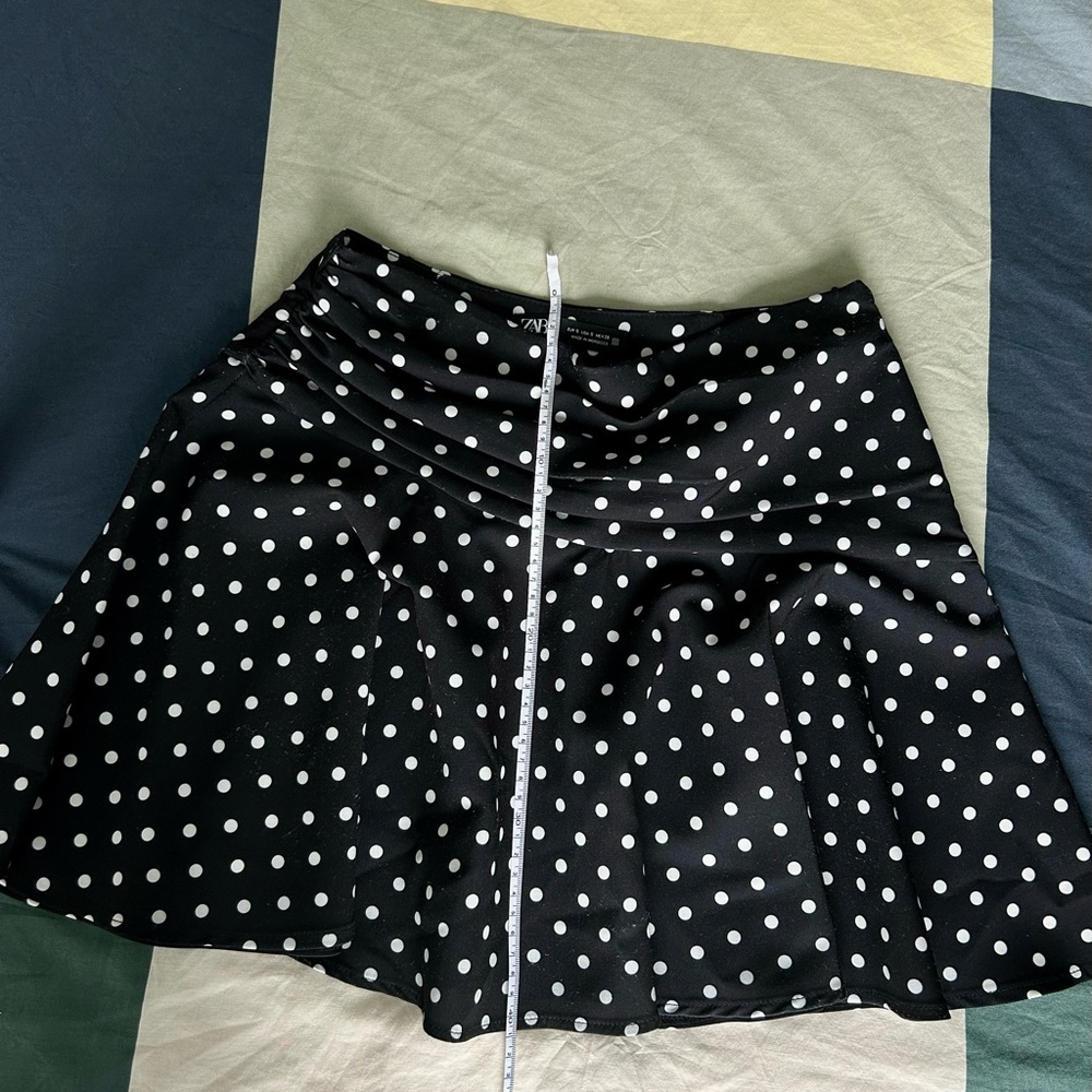 Zara Black Dot Skirt